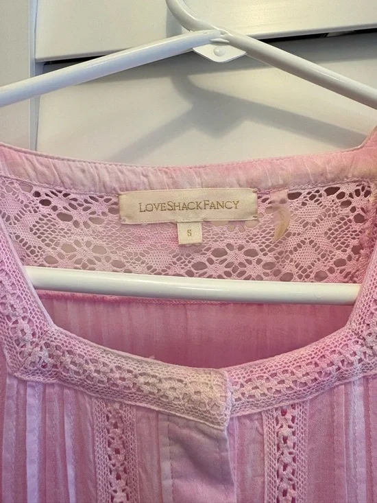 Love Shack Fancy Pink Edie Dress - Picture 4 of 6